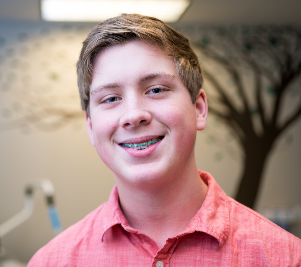 Teenage Smile Makers Orthodontics patient smiling with braces